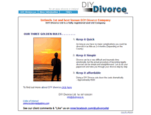 Tablet Screenshot of diydivorce.ie